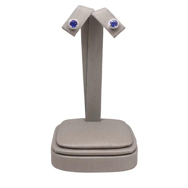 Sapphire and Diamond Earrings Lumina Gem Hampstead, NC