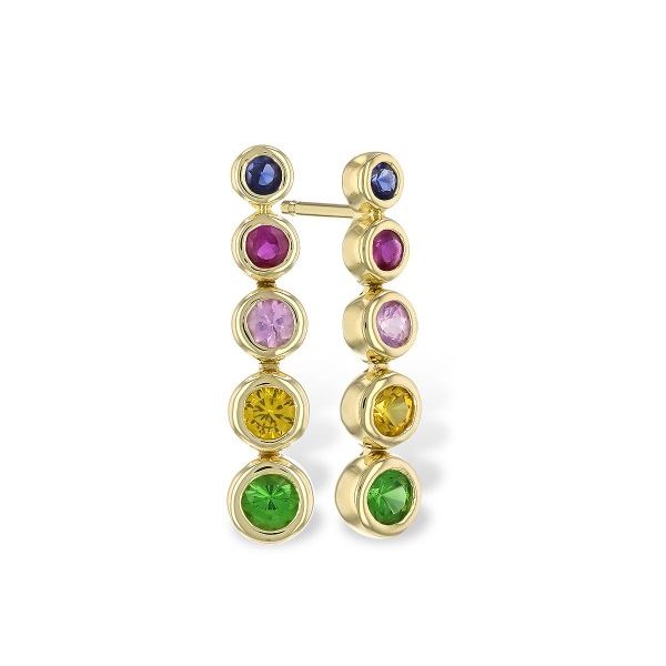 Allison-Kaufman Multistone Dangle Earrings Lumina Gem Wilmington, NC