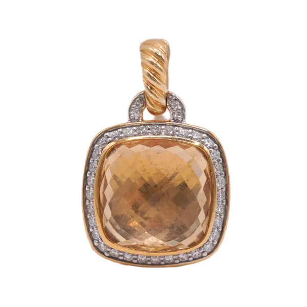 David Yurman Citrine and Diamond Enhancer Lumina Gem Hampstead, NC