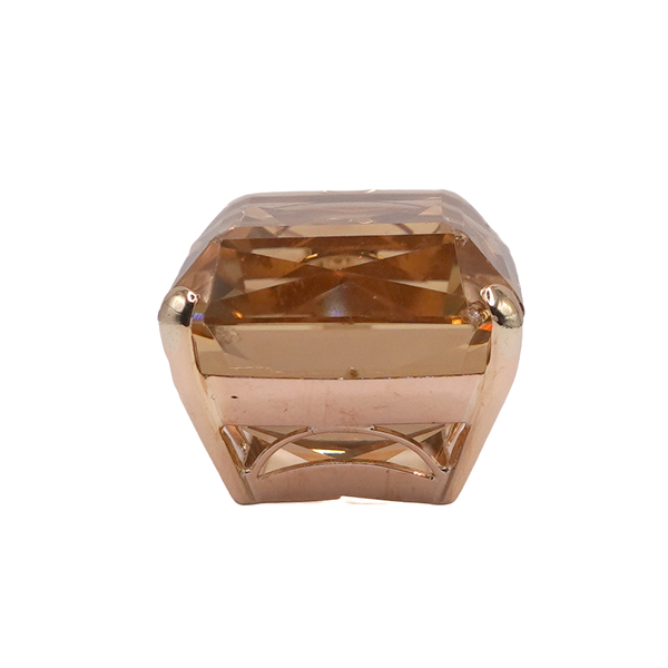 Large Citrine Pendant- 14k Yellow Gold Image 2 Lumina Gem Wilmington, NC