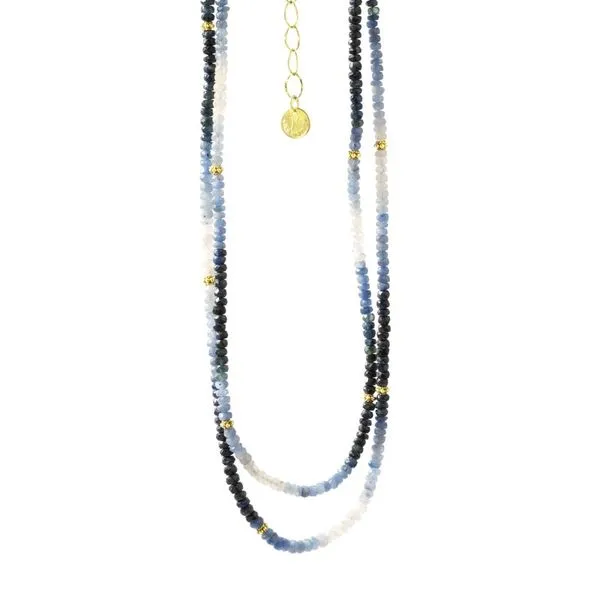 Nina Nguyen Sapphire and 22k Yellow Gold Vermeil Necklette - 36