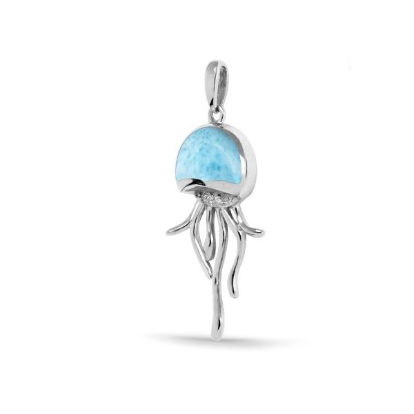 Marahlago Moon Jelly Larimar Necklace - 20