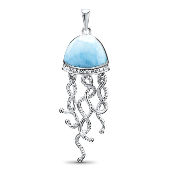 Marahlago Larimar Jellyfish Necklace - 20