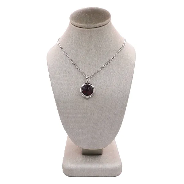 Stephen Estelle Garnet and Sterling Silver Necklace Lumina Gem Hampstead, NC