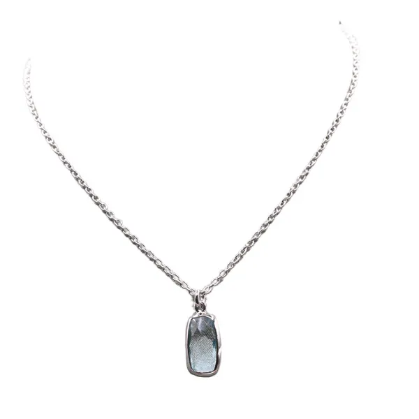 Stephen Estelle Blue Topaz and Sterling Silver Necklace Lumina Gem Hampstead, NC
