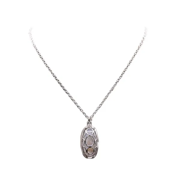 Stephen Estelle Rainbow Moonstone and Sterling Silver Necklace Lumina Gem Hampstead, NC