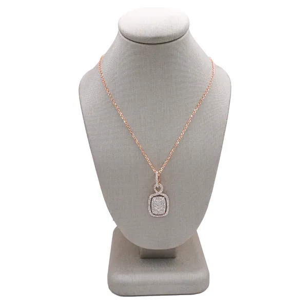 Diamond Neckalce- 14k Rose Gold Lumina Gem Hampstead, NC