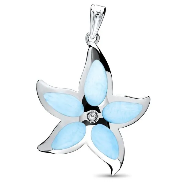 Marahlago larimar starfish necklace Lumina Gem Hampstead, NC