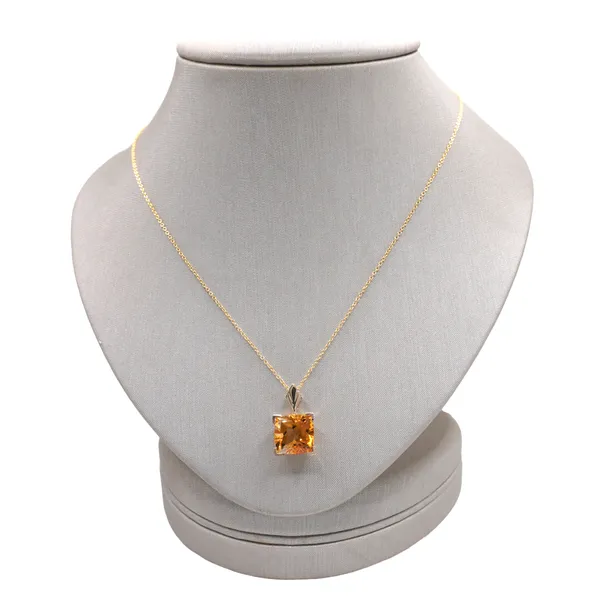 Citrine Necklace- 14k Yellow Gold Lumina Gem Hampstead, NC