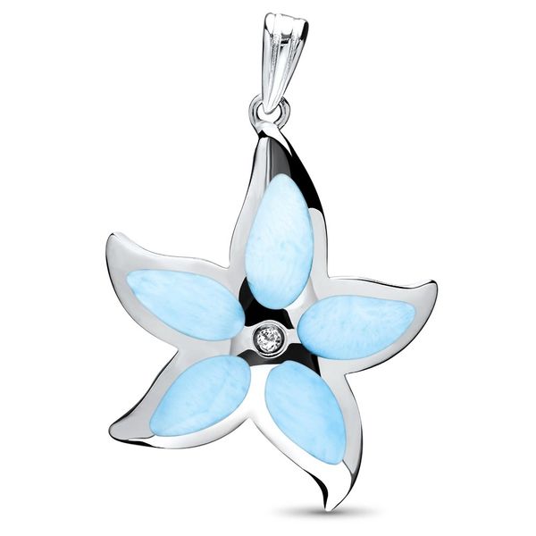 Marahlago larimar starfish necklace Lumina Gem Wilmington, NC