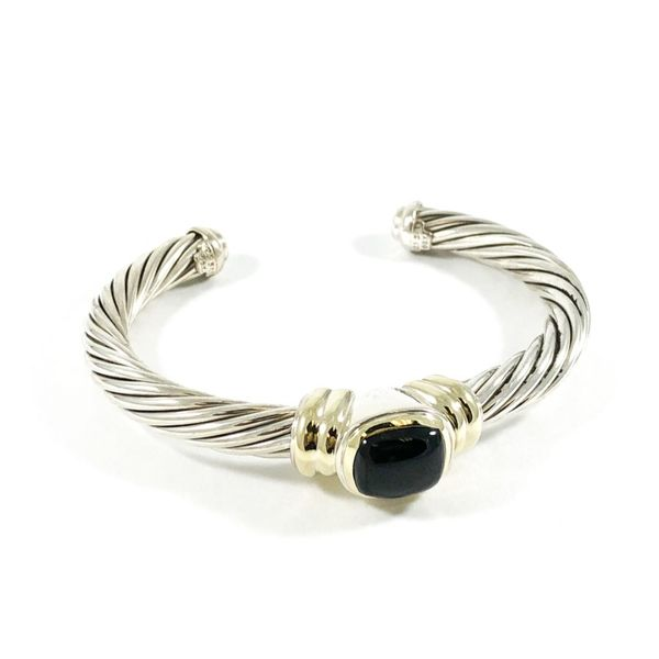 David Yurman Onyx Cuff Image 2 Lumina Gem Wilmington, NC