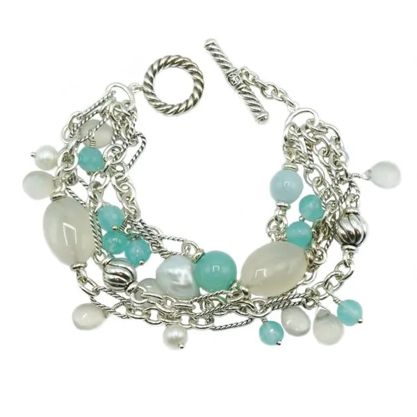 David Yurman Multi Strand Multi Gemstone Bracelet Lumina Gem Wilmington, NC