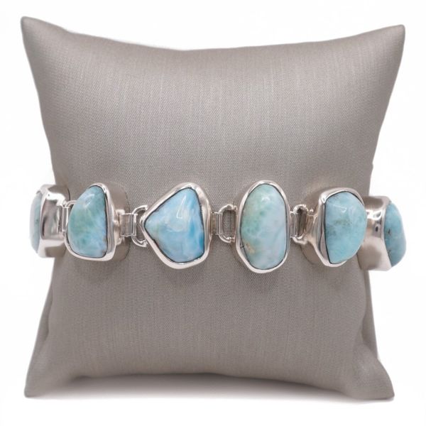 Larimar Bracelet in Sterling Silver Lumina Gem Wilmington, NC