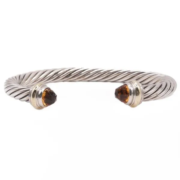 David Yurman Citrine Cable Cuff Lumina Gem Wilmington, NC