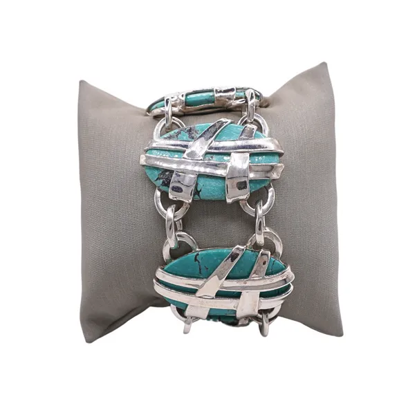 Slane Turquoise and Sterling Silver Bracelet Lumina Gem Hampstead, NC