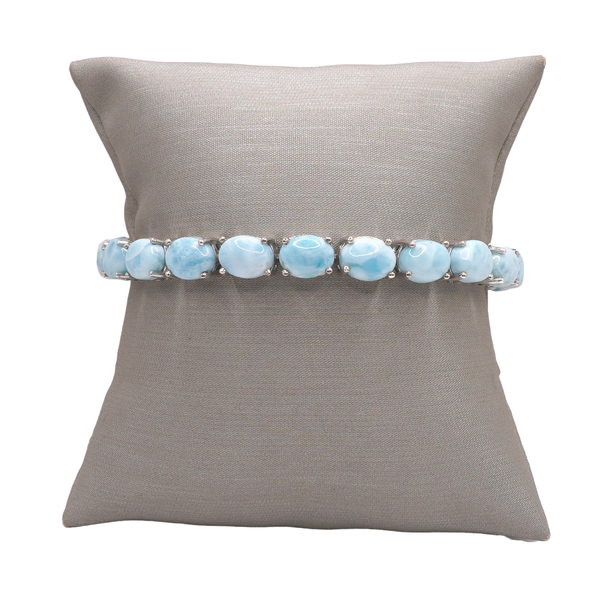 Larimar Bracelet- Sterling Silver Lumina Gem Wilmington, NC