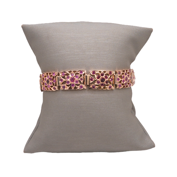 Ruby Bracelet- 14k Rose Gold Lumina Gem Wilmington, NC