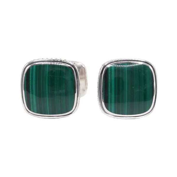 David Yurman Malachite Cufflinks Lumina Gem Wilmington, NC
