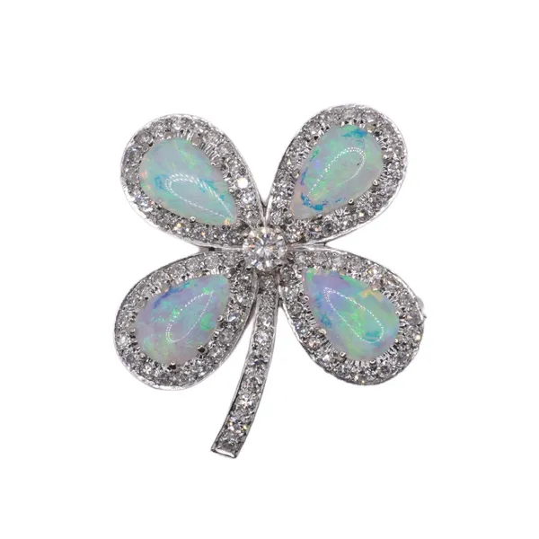 Opal and Diamond Pin Lumina Gem Hampstead, NC