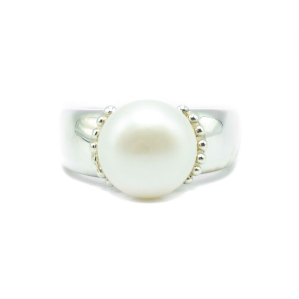 Slane Freshwater Pearl and Sterling Silver Ring Lumina Gem Wilmington, NC