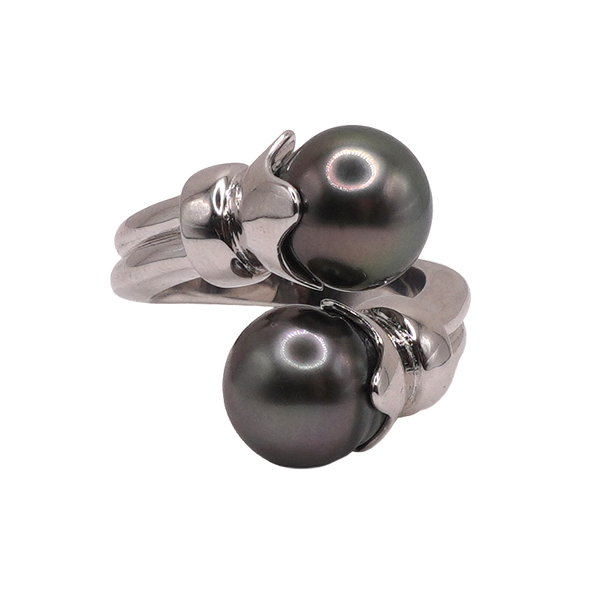 Tahitian Pearl Ring- Sterling Silver Lumina Gem Wilmington, NC