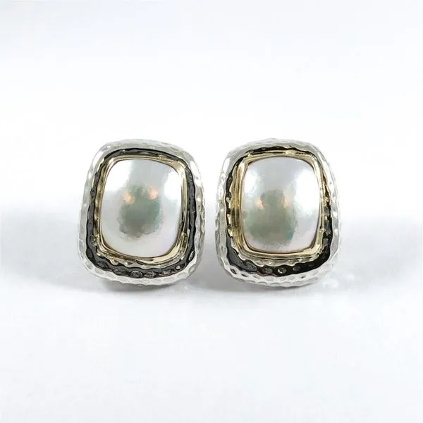 Raymond Mazza Mabe Pearl Earrings - Omega Backs Lumina Gem Wilmington, NC