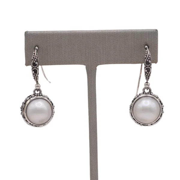 KIR Mabe Pearl Dangle Earrings Lumina Gem Hampstead, NC