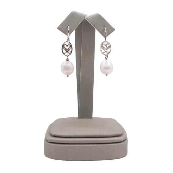 Slane Freshwater Pearl and Sterling Silver Earrings Lumina Gem Hampstead, NC