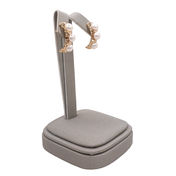 Pearl Earrings-14k Yellow Gold Image 2 Lumina Gem Wilmington, NC