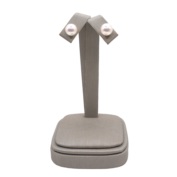 8mm Ayoka Pearl Studs- 14k Yellow Gold Lumina Gem Wilmington, NC