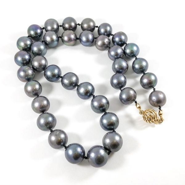 11mm Tahitian Pearl Strand with Matching Dangle Earrings Image 4 Lumina Gem Wilmington, NC