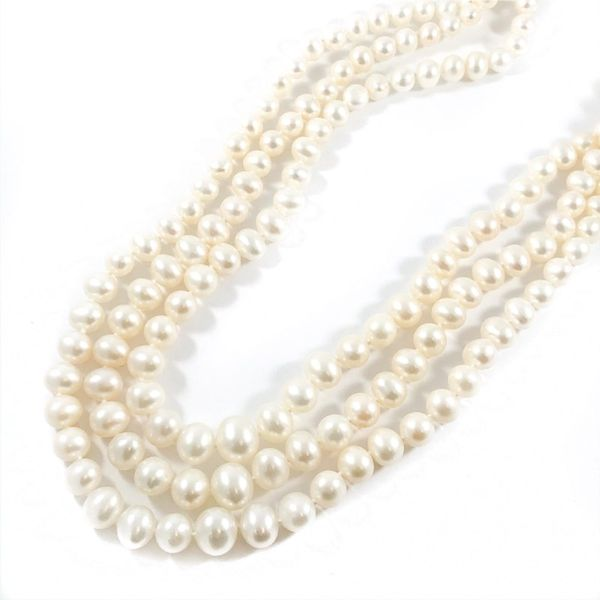 Cultured 3 Strand Pearl Necklace- 18
