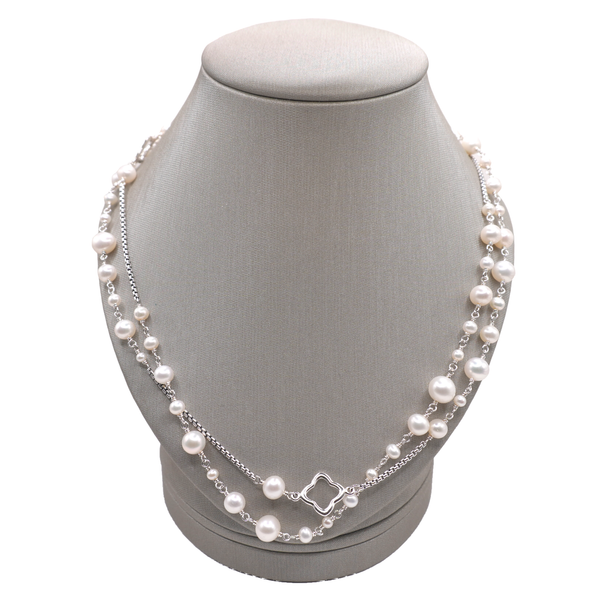 David Yurman Sterling Silver and Pearl Neclace- 14k Yellow Gold Lumina Gem Wilmington, NC