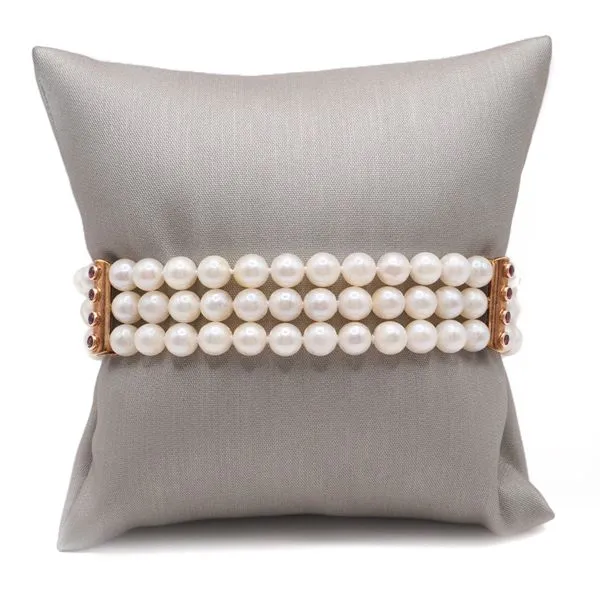3 Strand Pearl Bracelet Lumina Gem Wilmington, NC