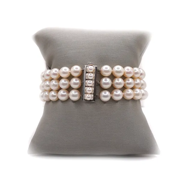 3 Row Pearl Bracelet Lumina Gem Hampstead, NC