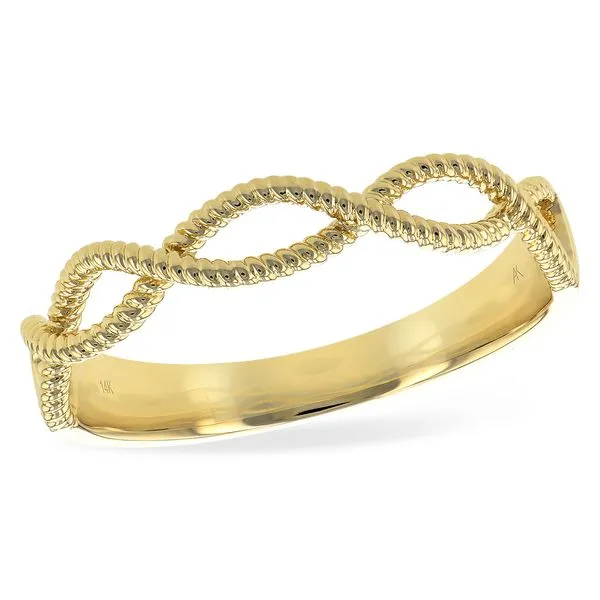 Allison Kaufman Yellow Gold Twisted Band Lumina Gem Wilmington, NC