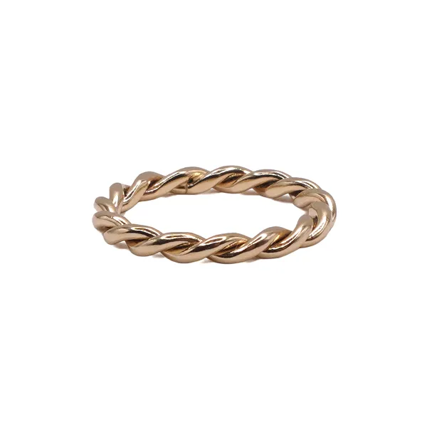 14k Yellow Gold Rope Ring Lumina Gem Hampstead, NC