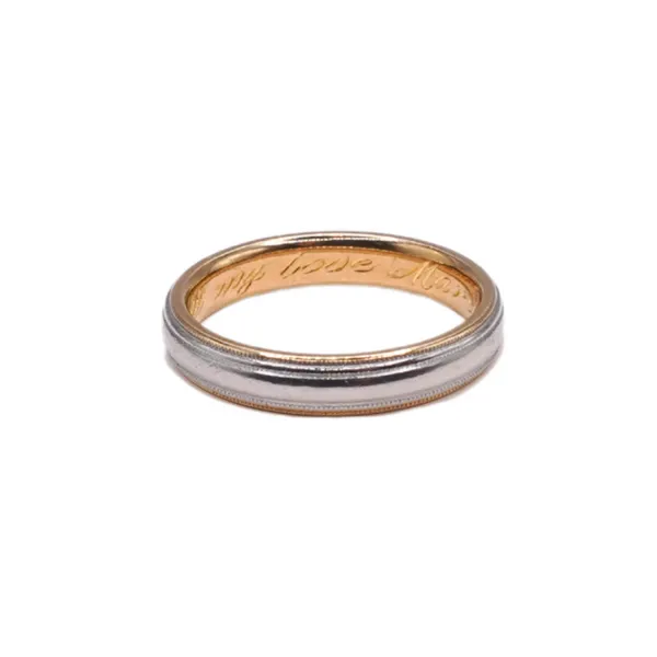 18k Yellow Gold and Platinum Ring Lumina Gem Hampstead, NC