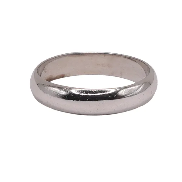 14k White Gold Wedding Band Lumina Gem Hampstead, NC