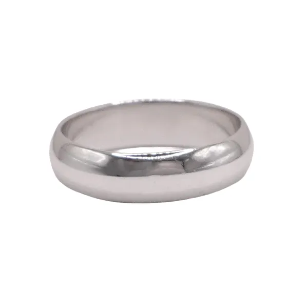 14k White Gold Men's Wedding Band Lumina Gem Wilmington, NC