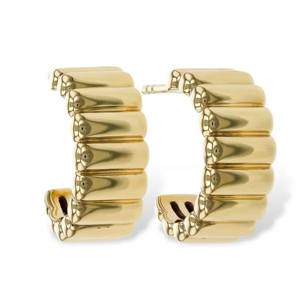 Allison Kaufman Half Hoops- 14k Yellow Gold Lumina Gem Hampstead, NC