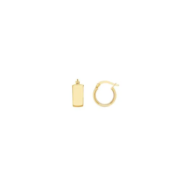 Midas Wide Gold Huggies Lumina Gem Hampstead, NC