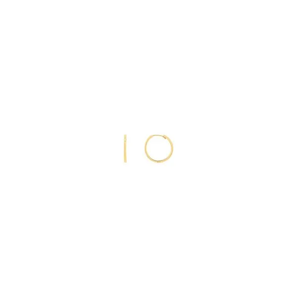 Midas Thin Hoops- 14k Yellow Gold Lumina Gem Hampstead, NC