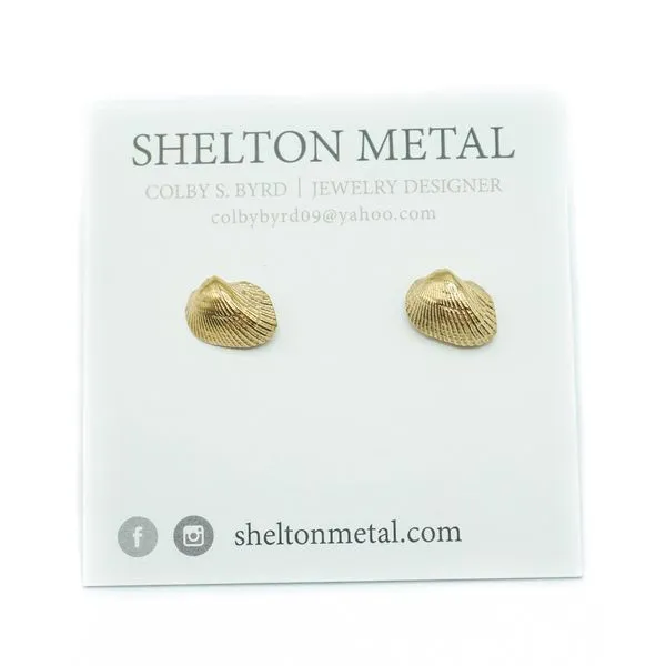 Shelton Metal Eleanor Studs - Yellow Gold Lumina Gem Hampstead, NC