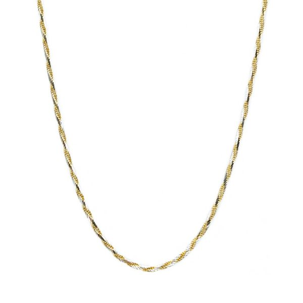 14k Two Tone Rope chain Lumina Gem Wilmington, NC