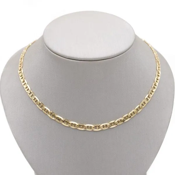 14k Yellow Gold Anchor Chain Lumina Gem Wilmington, NC