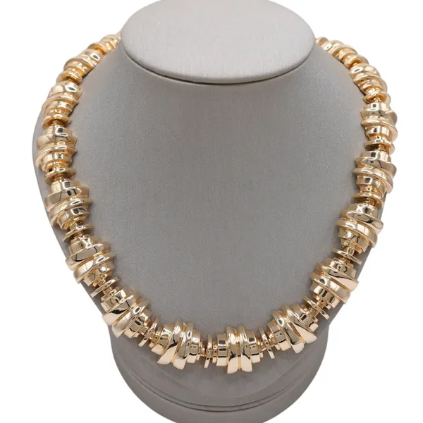 14k Yellow Gold Collar Necklace Lumina Gem Hampstead, NC