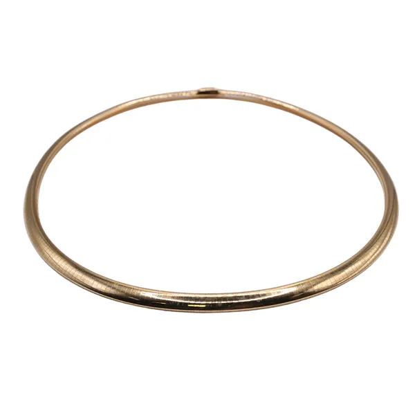 Omega Necklace- 14k Yellow Gold Image 2 Lumina Gem Hampstead, NC