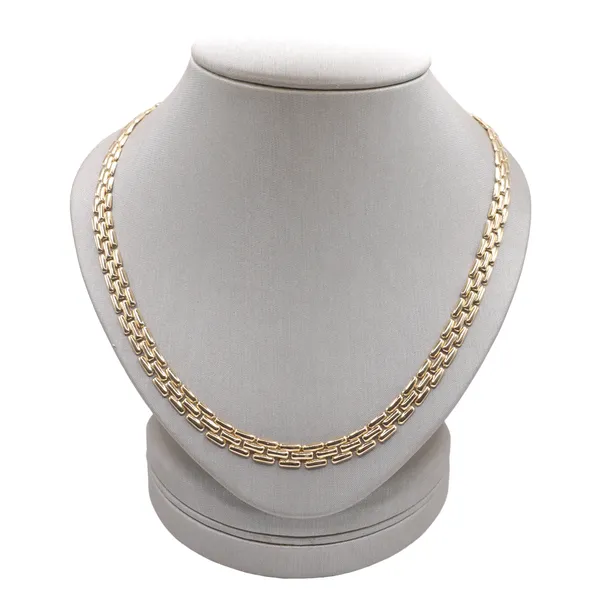 14k Yellow Gold 3 Row Necklace Lumina Gem Hampstead, NC