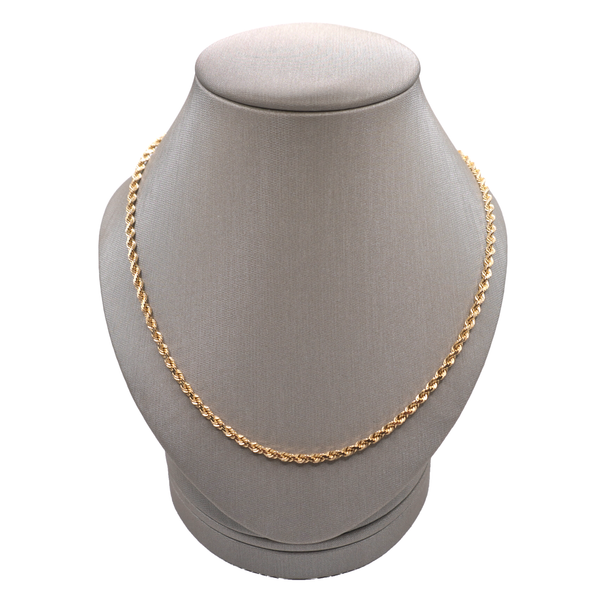 14k Yellow Gold Rope Chain Lumina Gem Wilmington, NC
